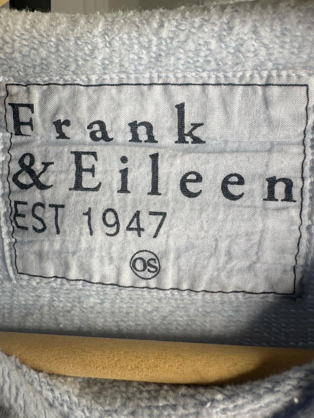 Frank & Eileen | Audrey Funnel Neck Capelet | Light Blue Terry | OS - Picture 5 of 6